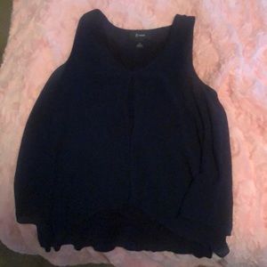 Blue dressy tank top